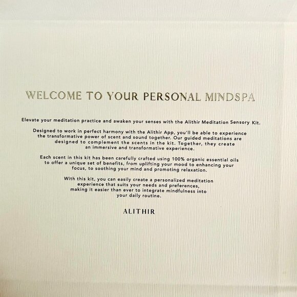 Alithir Meditation Sensory Kit Organic Oil Blends 4 pack - Picture 4 of 7